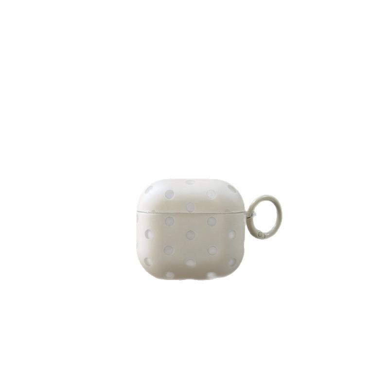 Off-white hollow polka dot airpodsPro1 earphone case for Apple 1/1/1/1st generation wireless bluetooth case