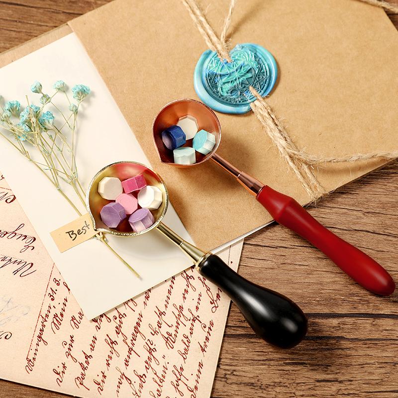 100 Pcs Ber Bag Sealing Wax for Stamp Scrapbook Decoraion DIY Craft Stamp Decotaion Invitation Card Wax Particles custom logo