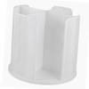 Disposable Cup Storage Organizer 4 Compartment 360 Degree Rotating Coffee Cup Dispenser for Coffee