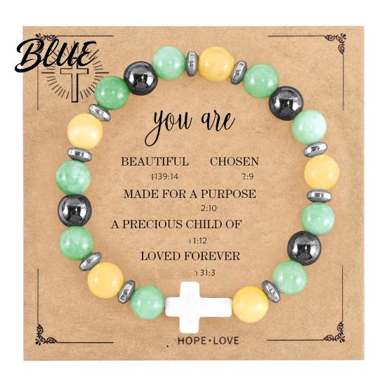 Comfortable Bracelet Women Elastic Rope Natural Stone Beads