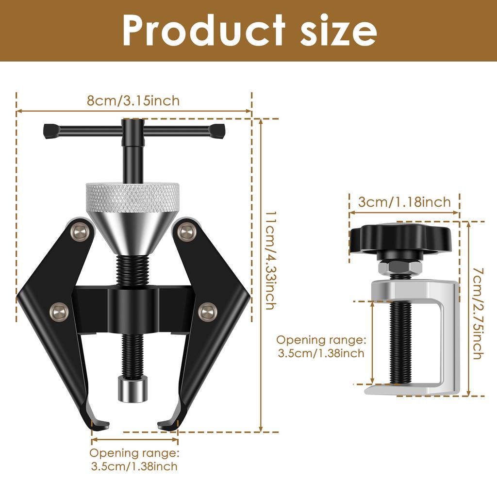 Wiper Arm Puller Windscreen Wiper Arm Puller Removal Tool Auto Battery Terminal Bearing Wiper Arm Puller Remover Repair Tool