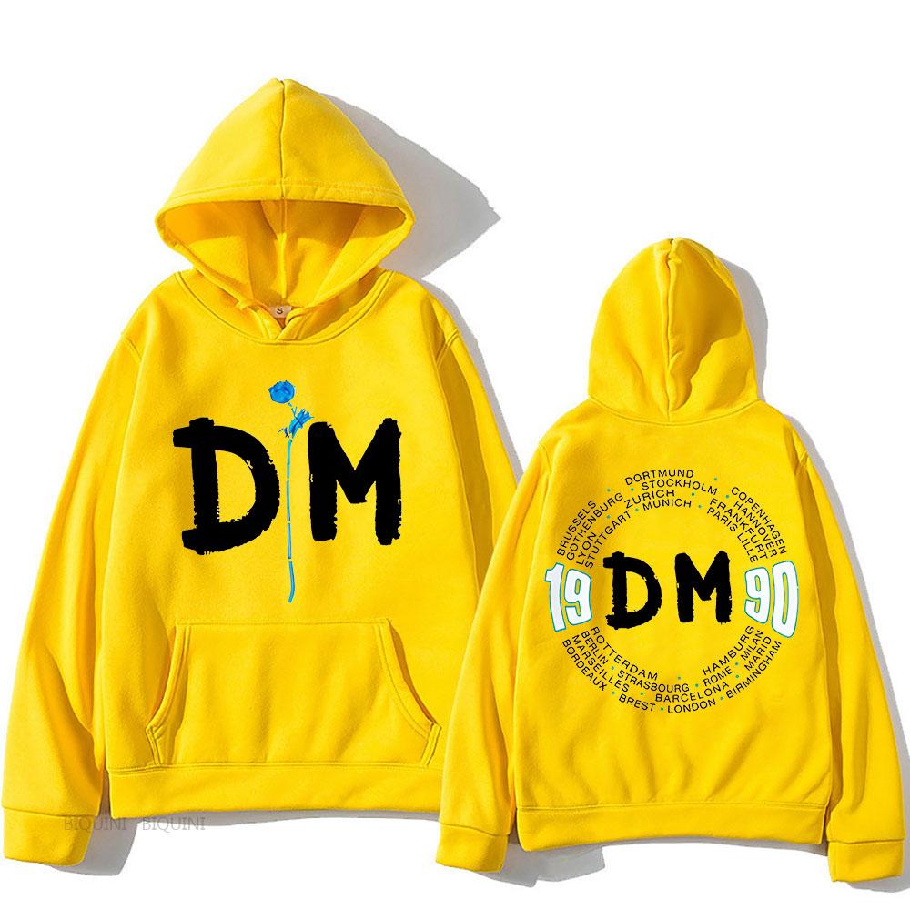 Depeche Mode Hoodie for Autumn/Winter Hip Hop Comfortable Sweatshirt Long Sleeve Gothic Soft Clothes Retro Pullovers