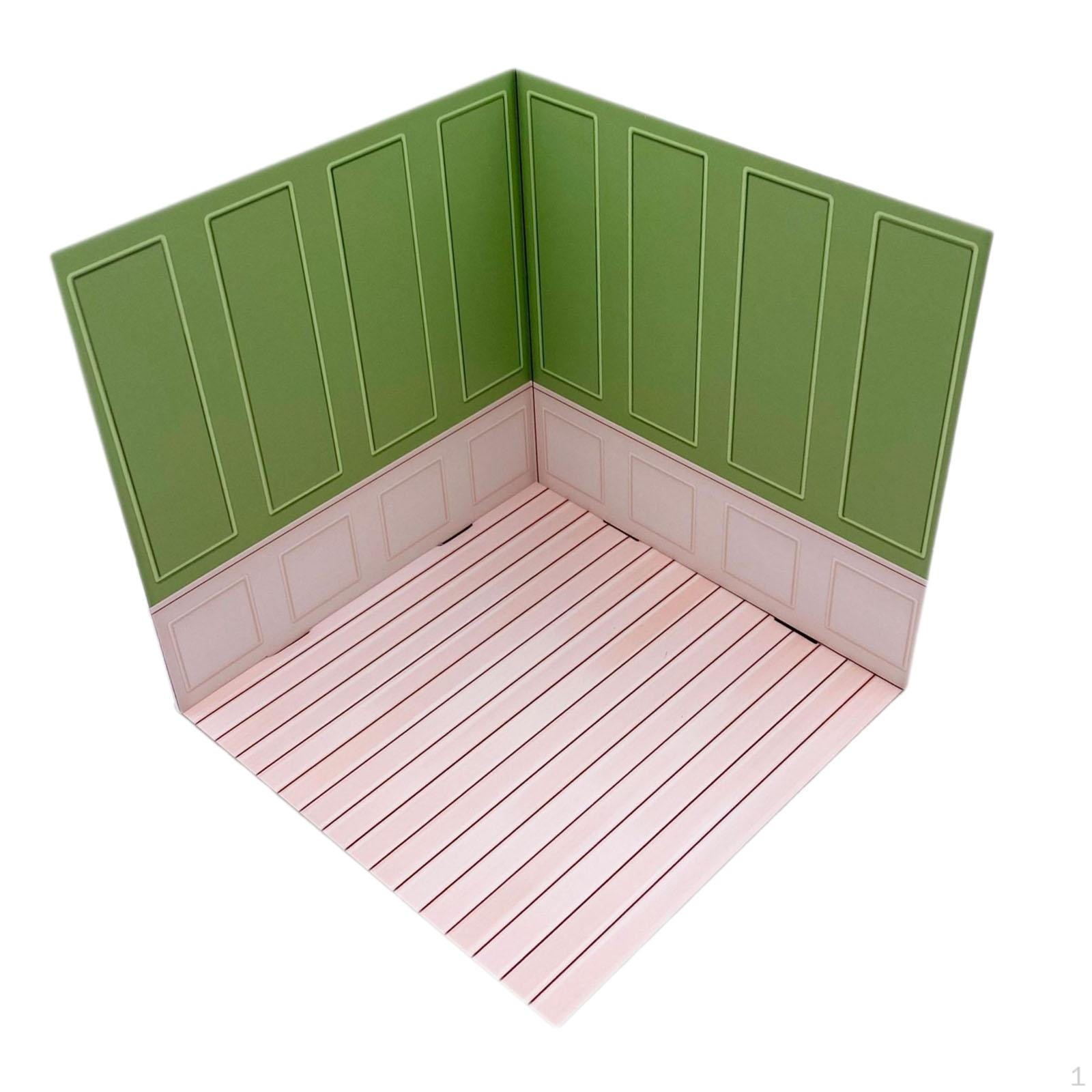 

1/6 Фон дисплея, Органайзер для хранения коллекции, Демонстрационная модель сцены для фигурок, Office Library