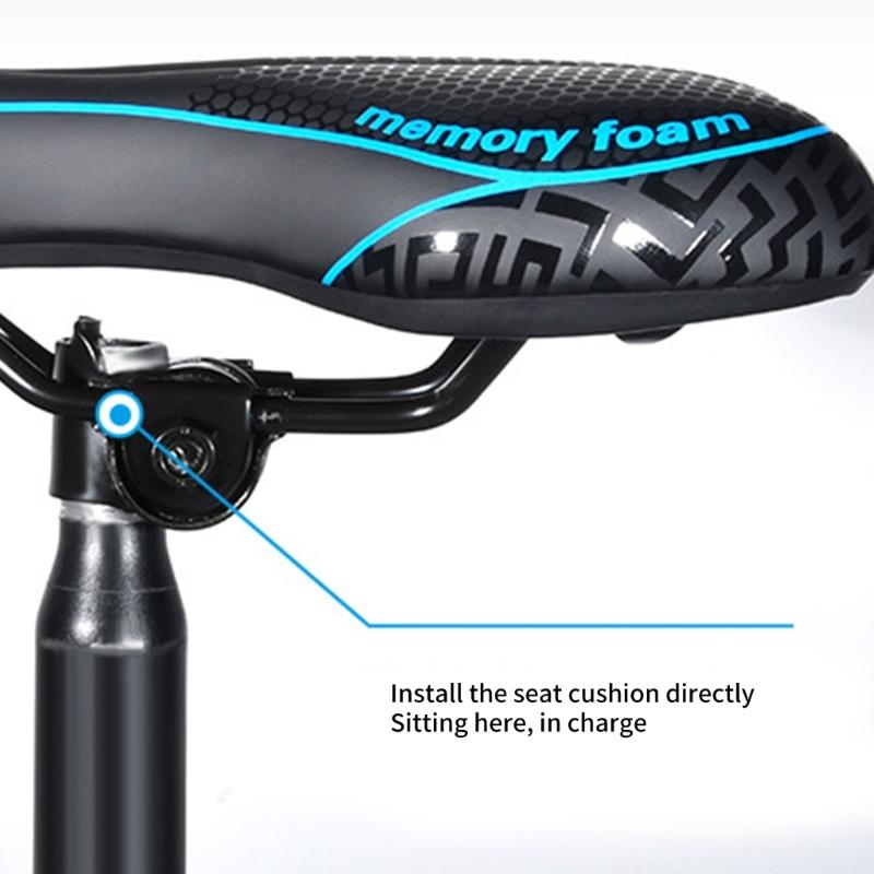 High Elasticities Breathable Bicycles Seated Cover Antislip Mountain Bike Saddles for Commuting Fitness Cycling