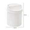 Mini Desktop Bin Small Trash Can Tube With Cover Bedroom Trash Can Garbage Can Clean Workspace Storage Box Home Desk