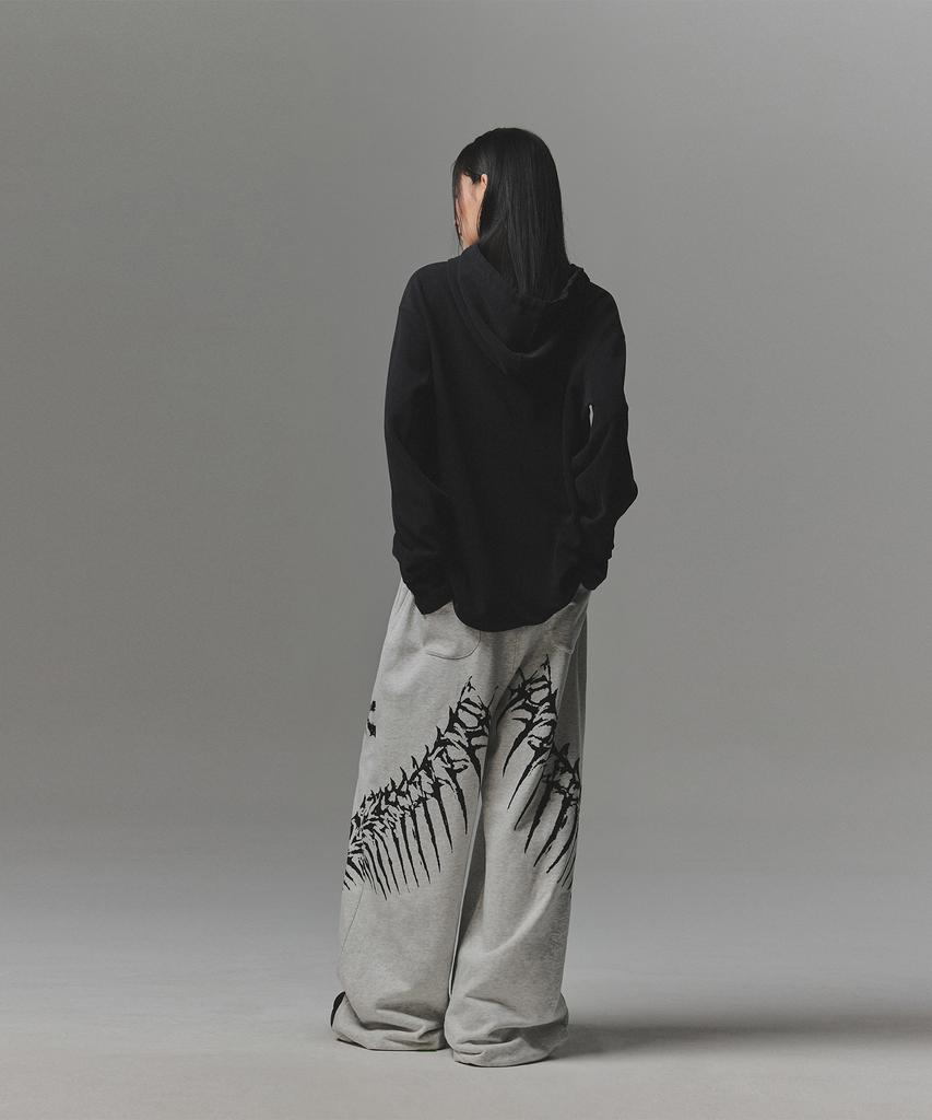 NOT4NERD Snake Bone Sweat Pants - Light Gray
