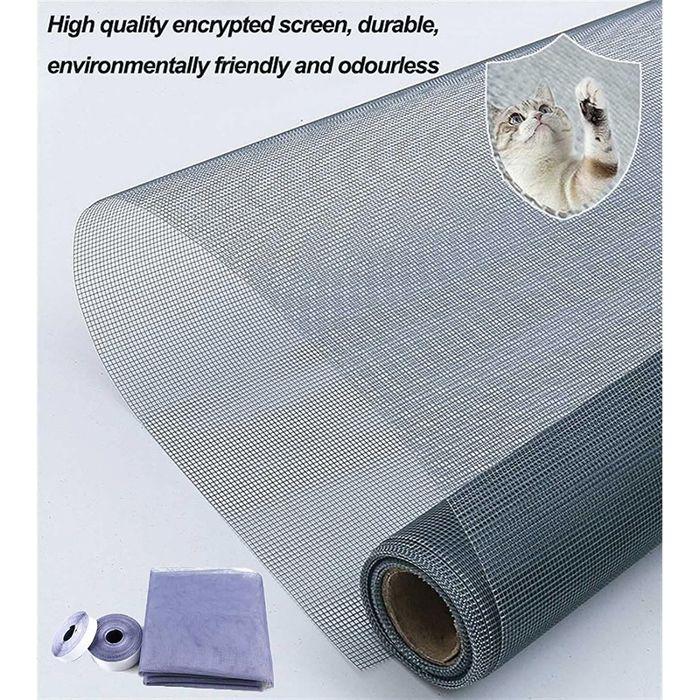 Window Screen - Adjustable - 80x120cm - Insect-proof - Transparent