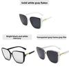European Style Large Square Sunglasses With Uv Protection For Summer Outings And Street Fashion