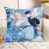 The Mermaid Has Fallen Baichu Xiaobai Lanbo Animation Peripheral Pillow Pillow Pillow Bedside Sofa Sitting Cushion