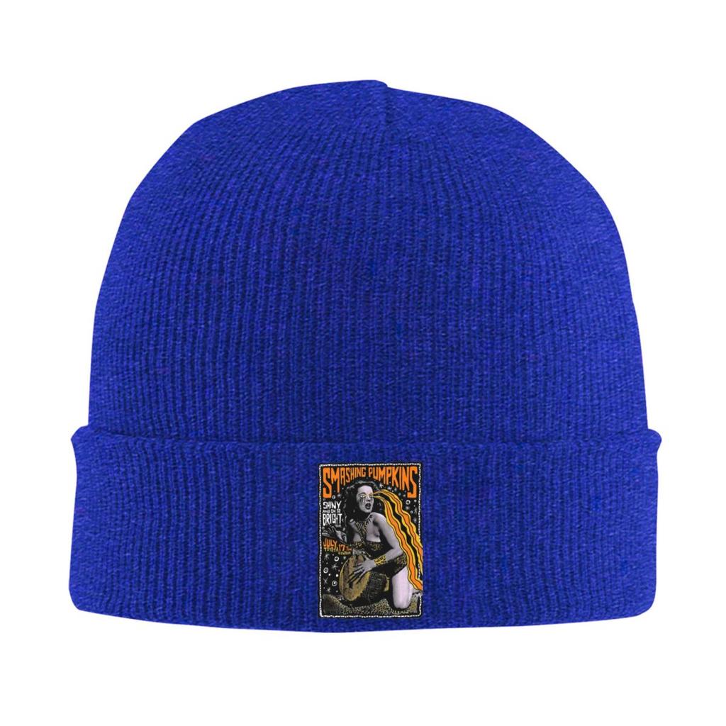 Smashing Pumpkins Warme Strickmütze Winter Strickmütze Beanie Mütze Skullies Beanies Hip Hop Mützen für Unisex