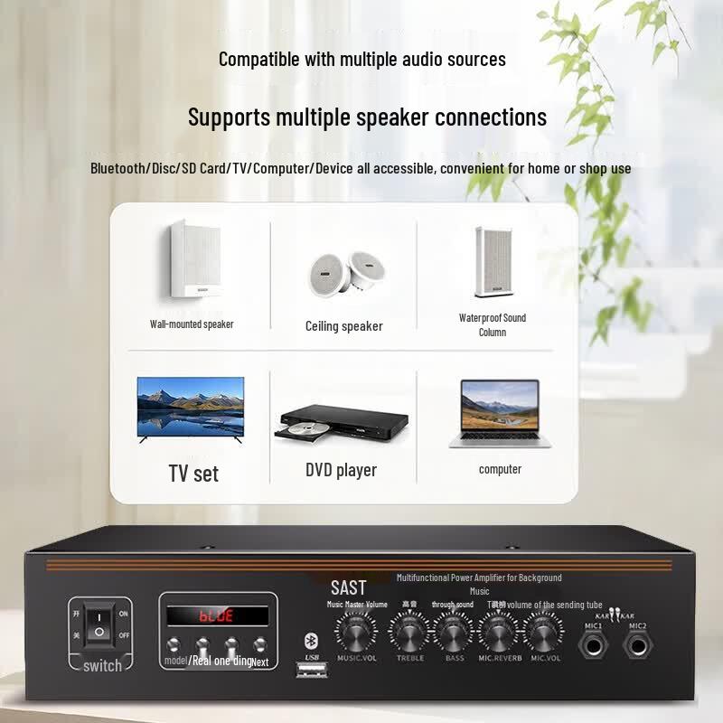 SAST DW70 Wall-Mounted Public Address Speaker System (CN Version)