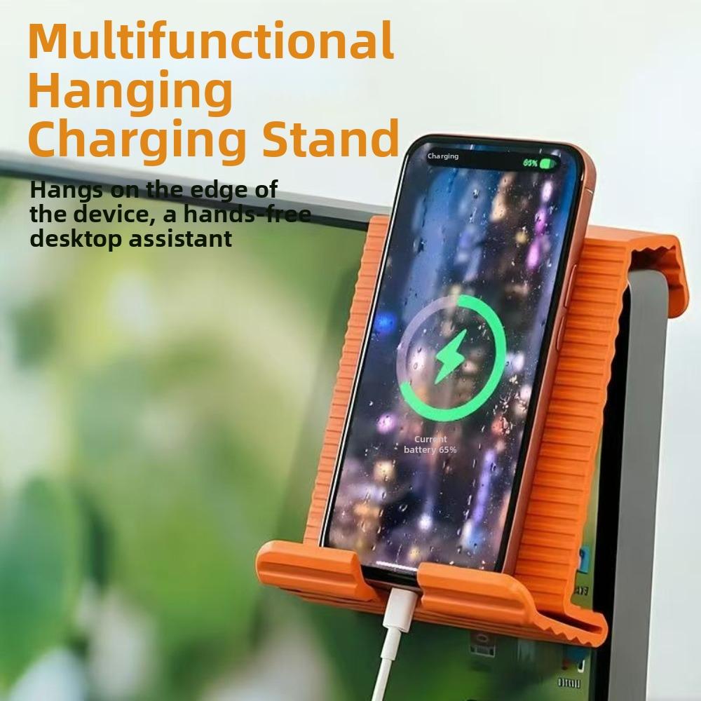 Supporto Pieghevole Antiscivolo in Silicone per Telefono, Supporto Flessibile da Scrivania per Telefono e Tablet