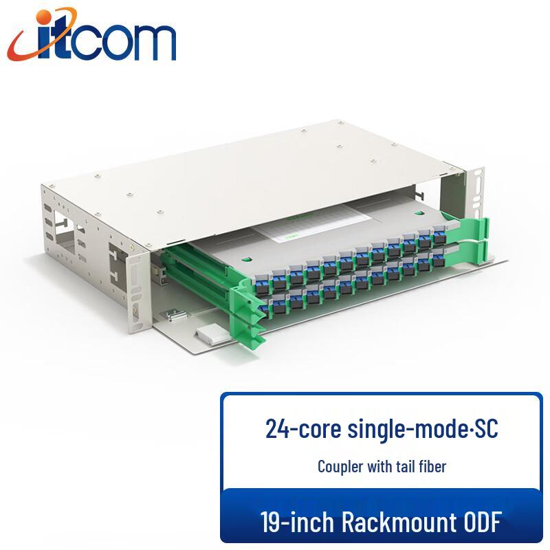 itcom Adicom 19-inch Rack-Mount ODF Fiber Optic Distribution Frame