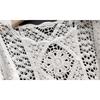 Women Summer Lace Knit T-Shirt O-Neck Hollow Long Sleeve Loose Basic White Top Tee Vest Tops Clothing