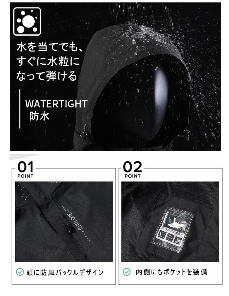 ANONIE and Warm Lightweight Stadium Dark Size XL Men's Windproof, Cold-Resistant, Breathable, Jacket, Grey,