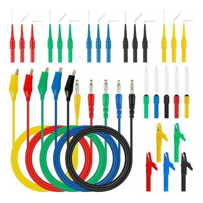 30pcs Multimeter Test Set Back Probe Kit For Alligator Clip S for Testing