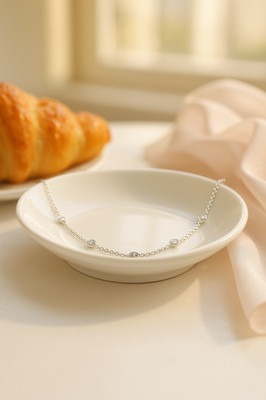 925 Sterling Silver Paved CZ Link Chain Necklace Female Luxury Brand Jewelry Short Necklaces