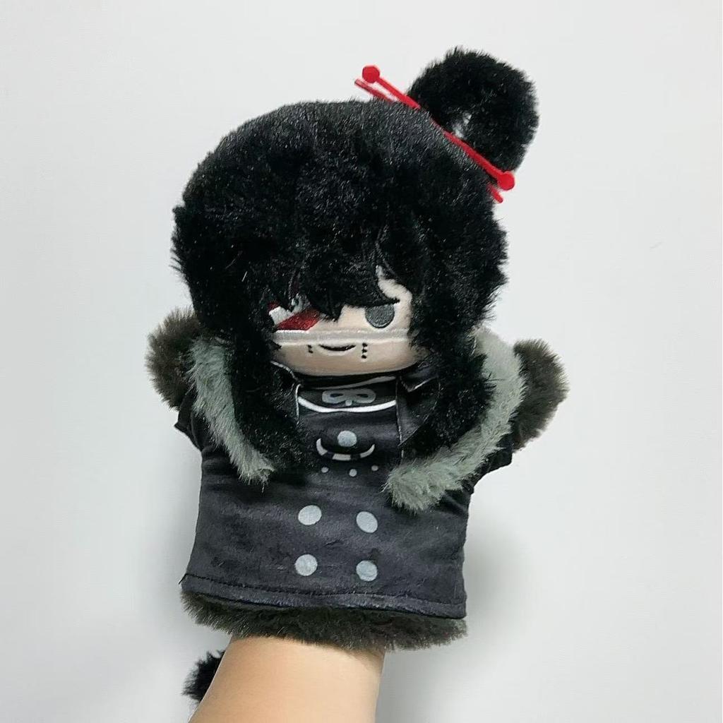 Mystery Tale Ghost Hand Puppet Plush White Spirit Claw Stuffed Doll Cute Horror Collectible Gift for Anime Fans