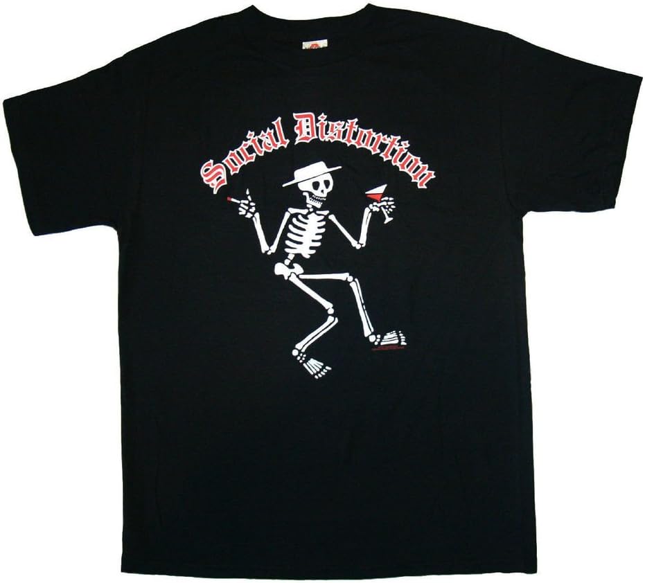 Social Distortion Skelly Men s T-Shirt Black M
