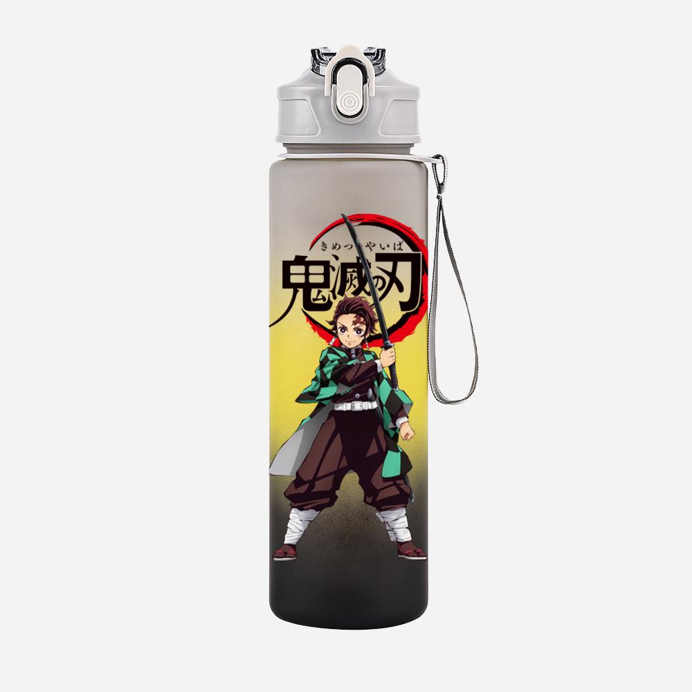 Anime New Demon Slayer Printed Large Capacity Drinking Cup Portable Outdoor Sports Water Cup Children 750Ml Water Bottle Kid Gift