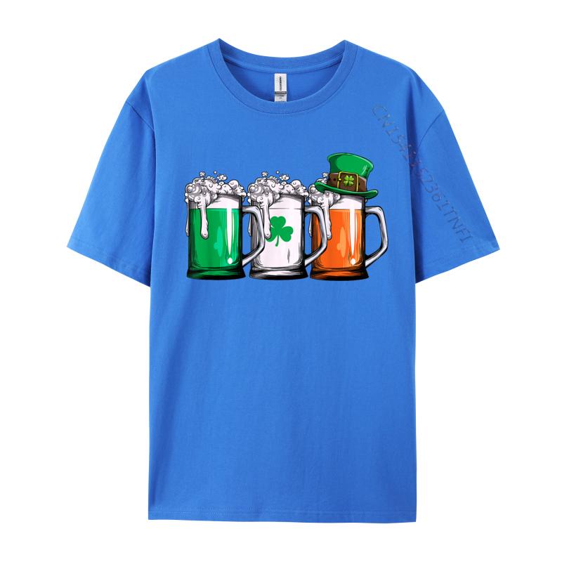 Irish Beer Ireland Flag St Patricks Day Leprechaun Printed Group Unisexs Top TShirts 2024 Hot Sale Fall Camisa Cotton Tops
