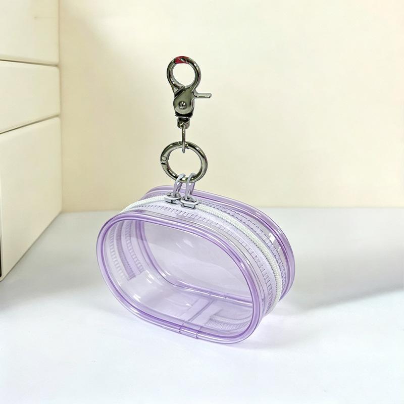 Portable Cat Food Feeding Bag With Transparent Body Compact Size For Outdoor Travel Hiking Camping With Cats