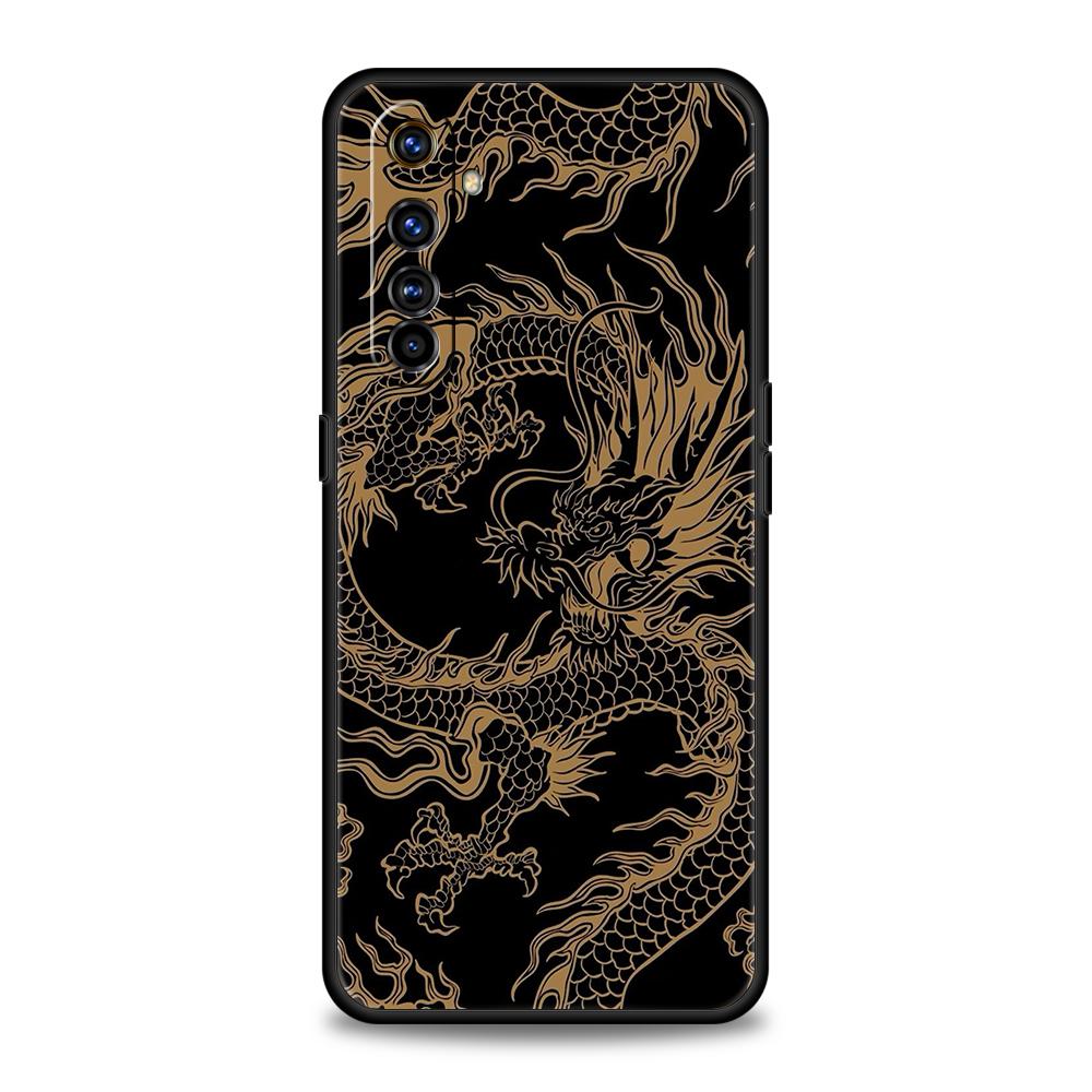 

Мультяшный Чернильный Дракон Чехол для Телефона для Oppo A17 A12 A57 A74 A16 Find X5 X6 A52 A53 A54 A15 Reno 6 Z 7 Pro A9 2020 5G Силиконовый Чехол Oppo Reno6 5G
