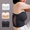 Women Summer Invisible Strapless Minimizer Longline Bra Wireless Gather Brassiere Underwear