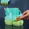 Eisbecher-Halter, Drachenform, mit Griff und Keksaufbewahrung, Schlafzimmer-Küchenzubehör, Auslaufsicherer isolierter Behälter,