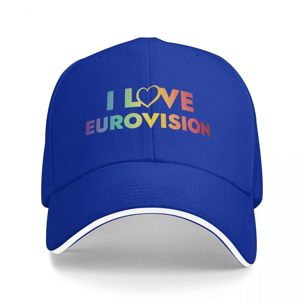 Eurovision Song Contest Logo Baseballkappen Snapback Baseballmützen Atmungsaktiv Lässig Kappe Outdoor Unisex