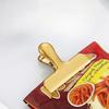 1pc Stainless Multi Purpose File Folder, Reusable Long Tail Clips for Food Storage, Bill, Stationery Organization