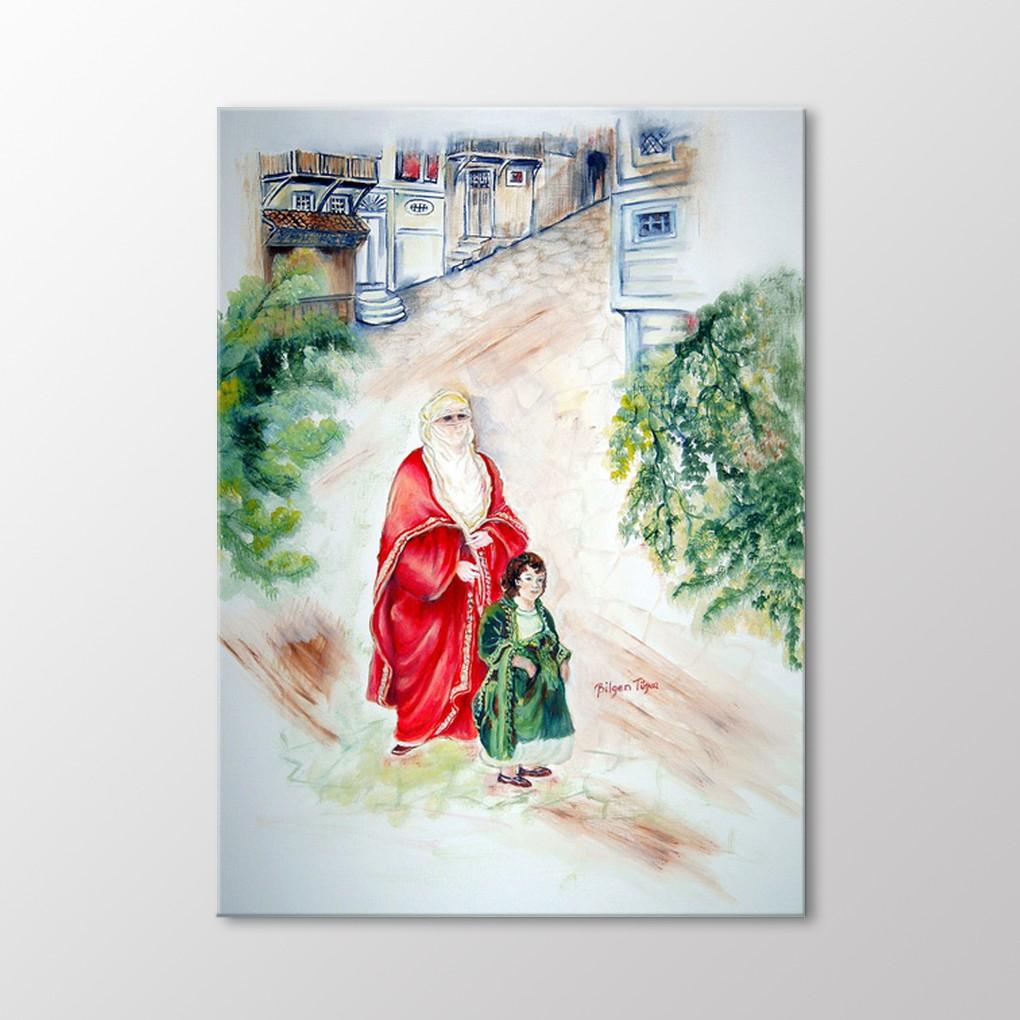 

Мать и дочь рисуют в Ускюдаре
