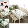 Peva Tablecloth With Simple Plaid Design Waterproof And Easy To Clean**