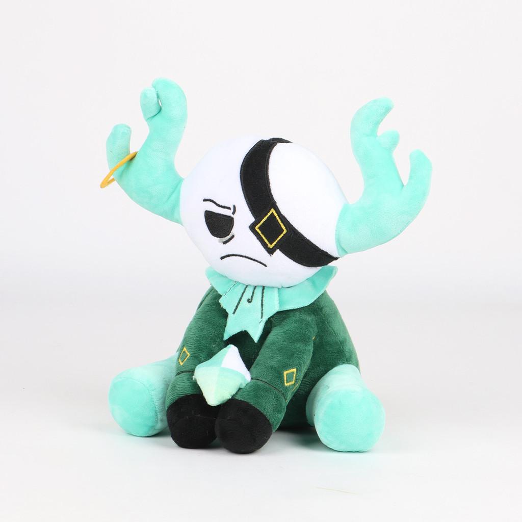 Horned Double Phighting Bull Game Character Plush Toy Doll For Game Enthusiasts