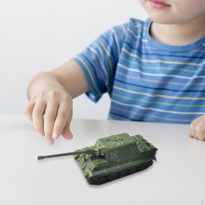 1:144 Scale Tracked Crawler Chariot Miniature DIY Assemble Assembled Tank Model Armored