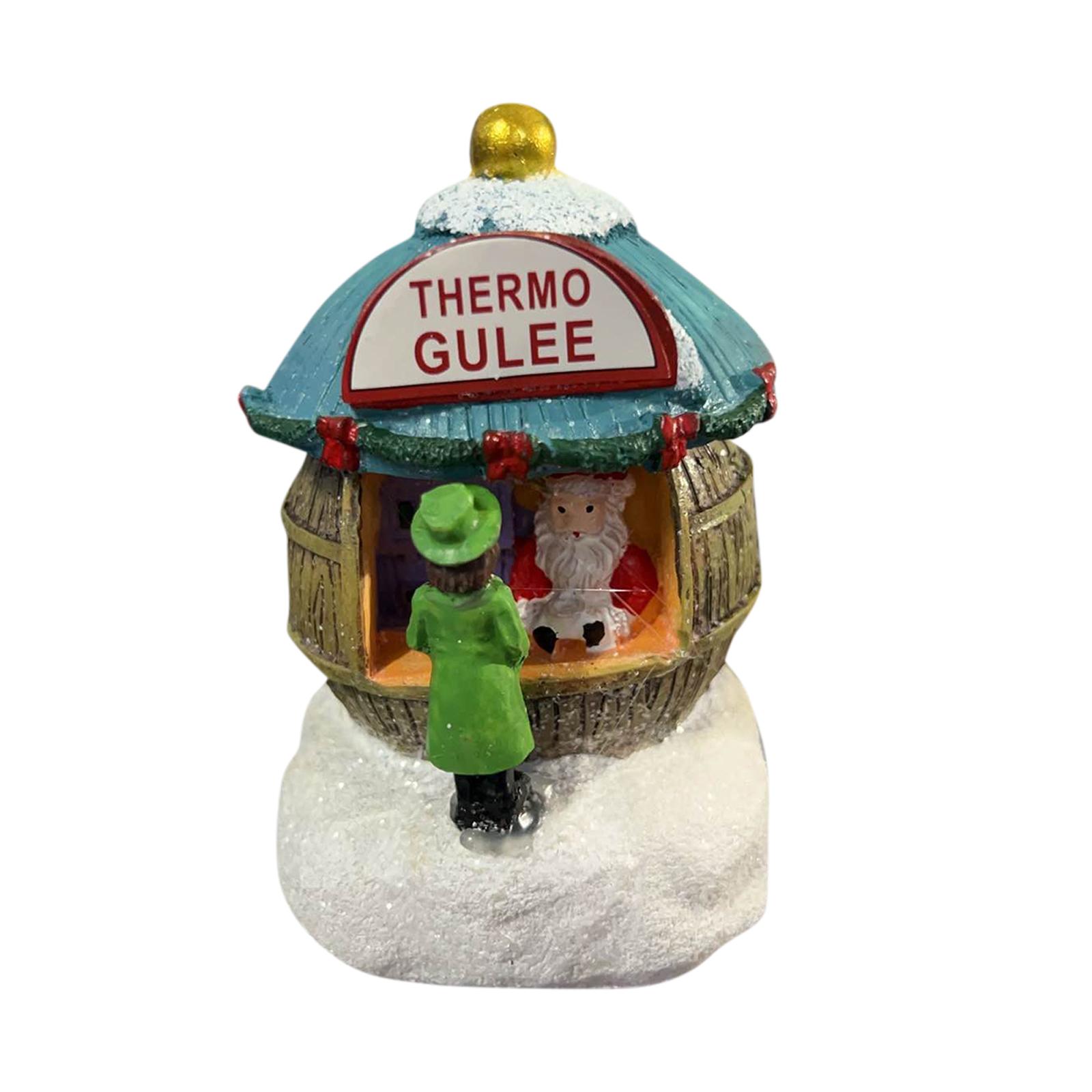 

Санта-Клаус Магазин Микро Смоляной Орнамент зелёный