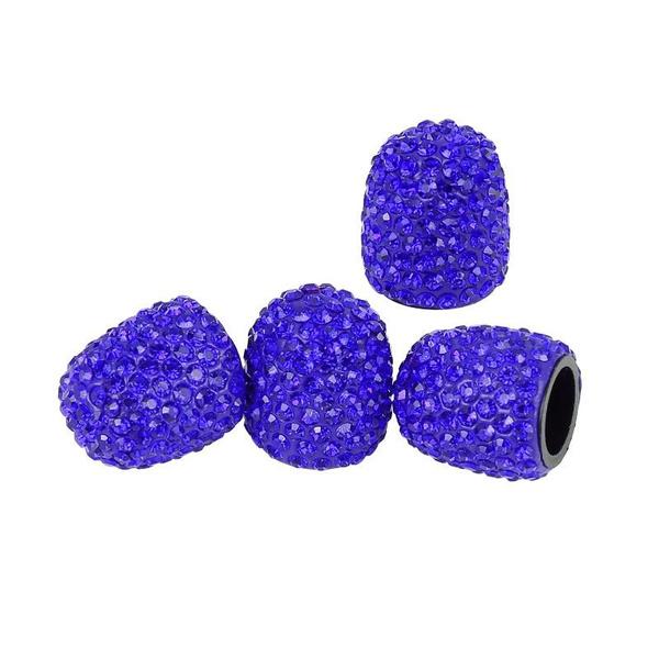 4 Adet Kristal Araba Lastiği Vana Kapakları Elmas Moda Araba Aksesuarları Bling Araba Takıları Bling Otomobil Parçaları