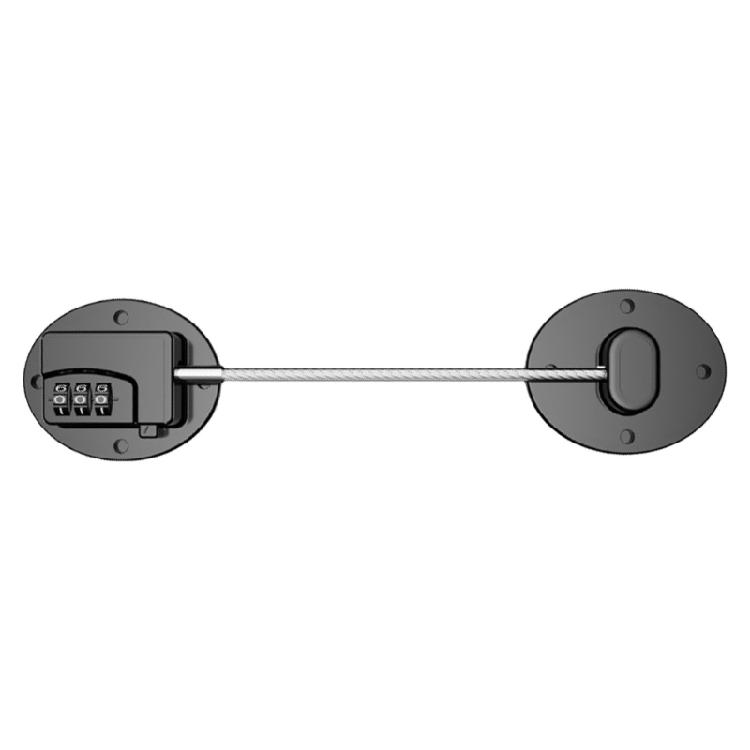 Child Safety Locking Password Protects Lock Secure Fridge Freezers Lock No Key for Cabinets Fridge Freezers Drawers