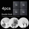 Home & Living Kitchen Holder Seamless Adhesive Hook Wall Rack Storage Hanger Traceless Hooks