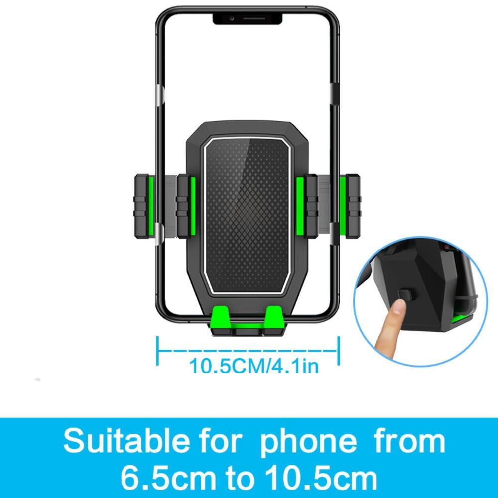 Dashboard GPS Phone Car Mount Adjustable Arm Universal Windshield Phone Holder for 4-7.2 Inches Smartphones