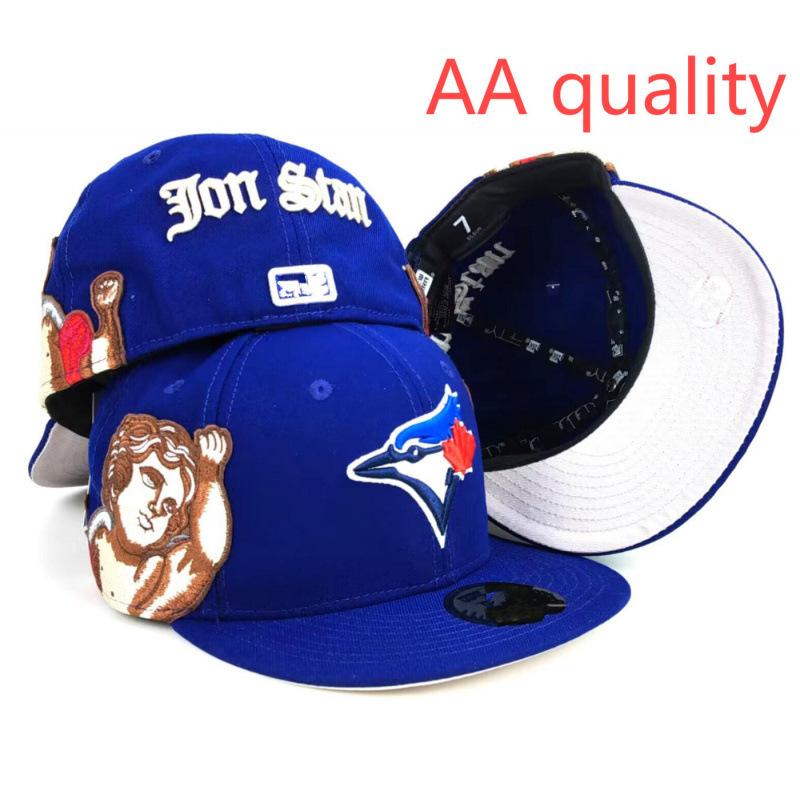 AA Fitteds Caps Jon Stan Angel Flying Baseball Cap 3D Embroidery Fit Cap Size Cap