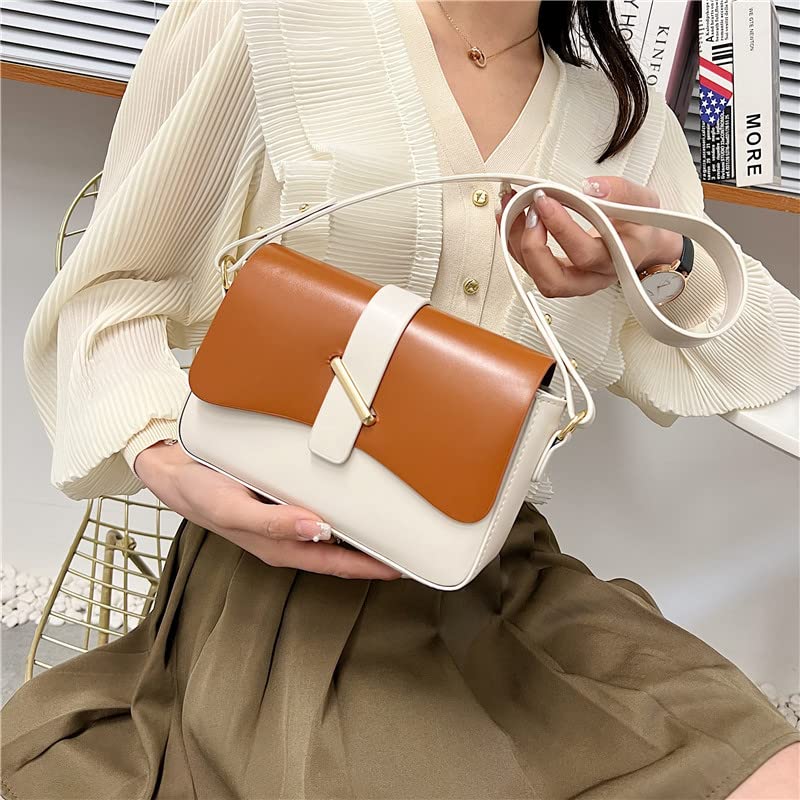 SRG FASHION Women's Shoulder Bag, Crossbody Bag, 2-Way Handbag, Small, Zippered, Multi-Storage, Lightweight, Perfect for Commuting or School, with