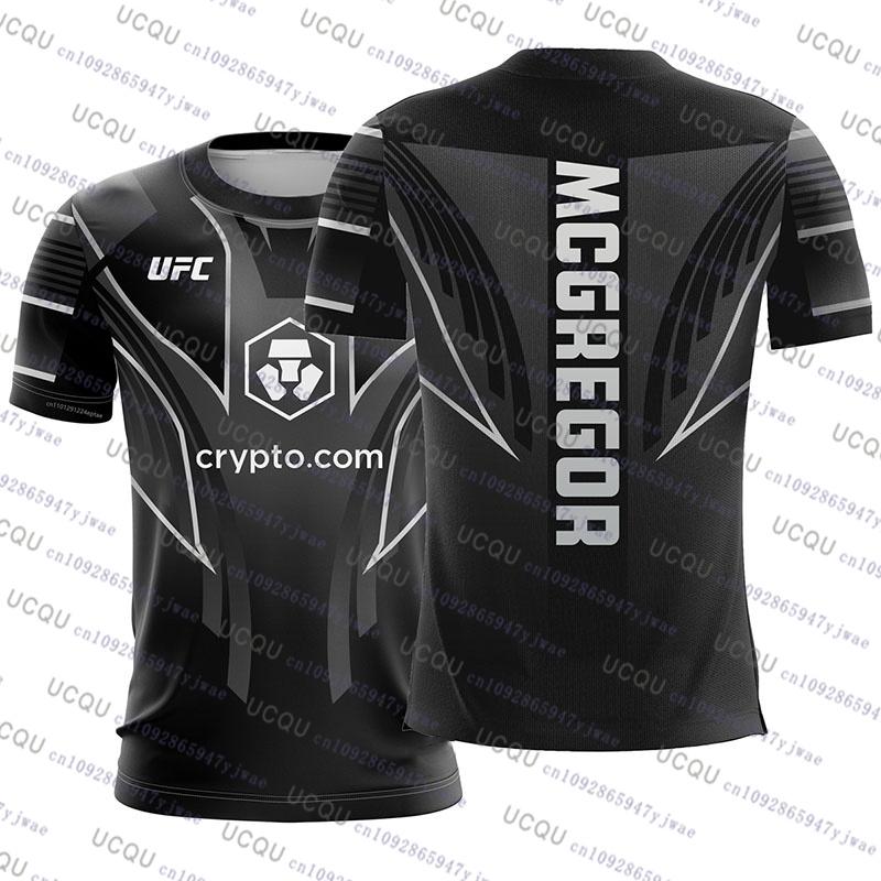 ETST 03 UFC 2025 Nieuwe Mode Conor McGregor Mixed Martial Art T-shirt 3D Print Korte Mouw Vechten Tops Vintage Sportkleding MMA Jersey M