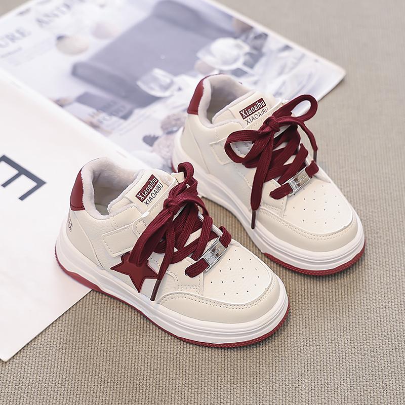 

Дитяче осінньо-зимове низьке дихаюче взуття для скейтбордингу Діти-студенти У тренді Спортивний біг Хлопчики та дівчатка Зручні кросівки 37 червоний