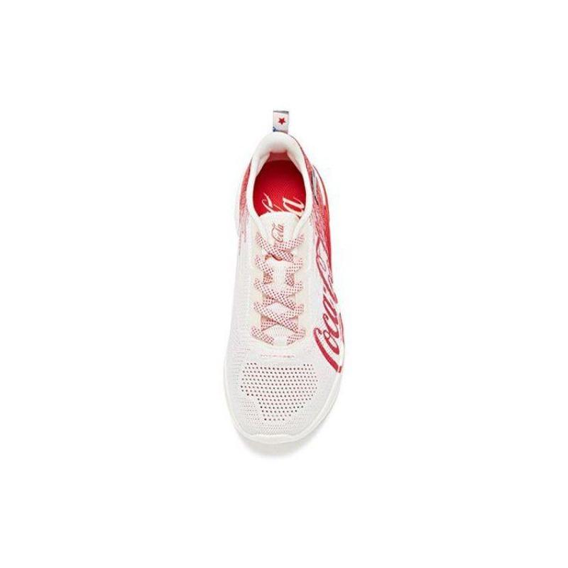 Coca-Cola, Anta Coca-Cola X Anta Hydrogen Run 2 Low-Top Running Shoes Women Sneaker Red White 122025540-9