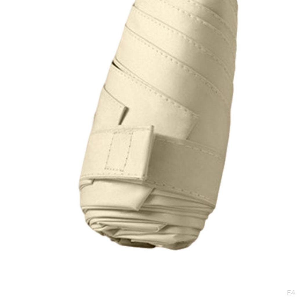 Folding Umbrella Compact Fashion Easy to Storage Windproof Sun Protection Travel for