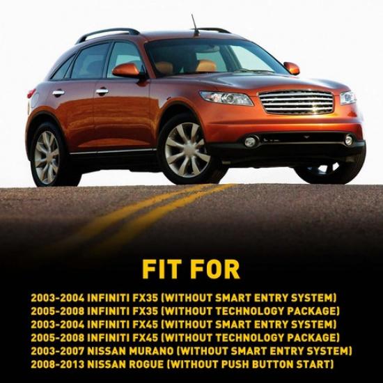 1X Passenger Side Front Exterior For Door Outside Handle ROGUE 2008-2013 NISSAN