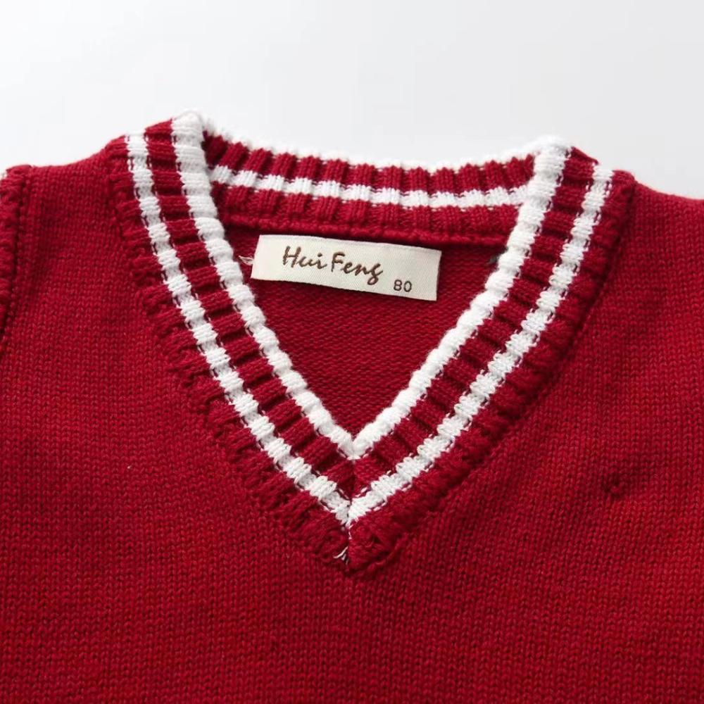 2023 neue Weste Vier-farbe Gemischt V-ausschnitt Ärmellose Mode Trend Neue Koreanische jungen Weste