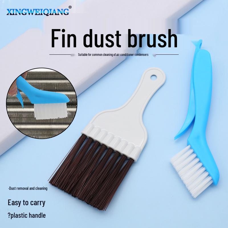 Portable Finned Tube Dust Removal Brush for Air Conditioner Condensers - Strong Cleaning Power
