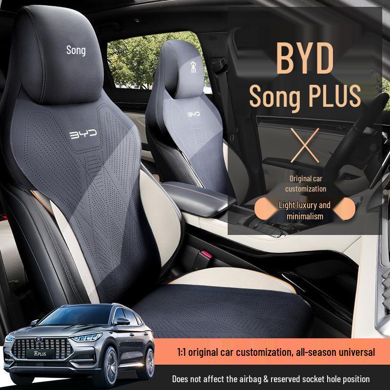 BYD Song PLUS Saddle Pad: Universal Half-Wrap Car Seat Cushion for All Seasons